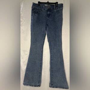 Pacsun Women’s Denim Blue Jean with Pockets size 30 Stretch Low Rise Bootcut